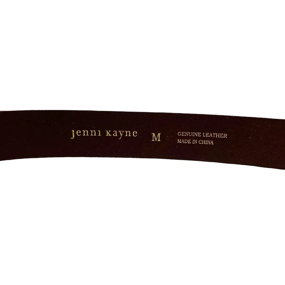 Jenni Kayne Classic Chestnuts Brown Nappa Leather Belt